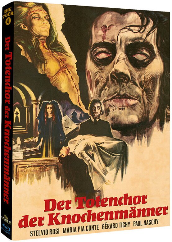 Der Totenchor der Knochenmänner (1973) Cover B, Phantastische Filmklassiker, Limited Edition, Mediabook