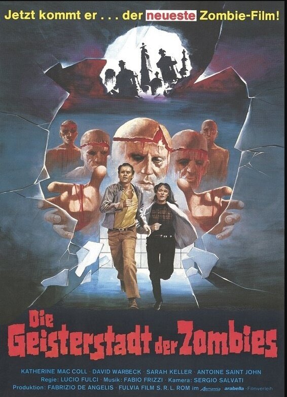 Die Geisterstadt der Zombies (1981) Cover B, Eurocult Collection, Limited Edition, Mediabook, Uncut, 4K Ultra HD + Blu-ray + CD