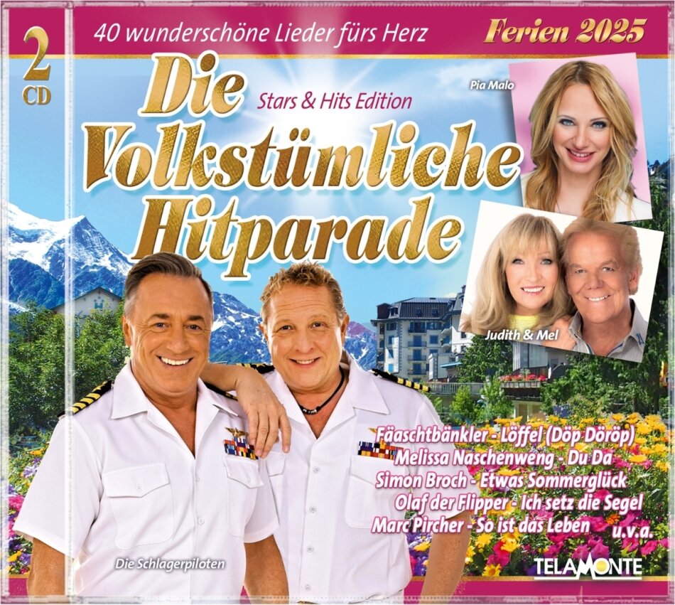 Die Volkstümliche Hitparade: Ferien 2025 2 CDs