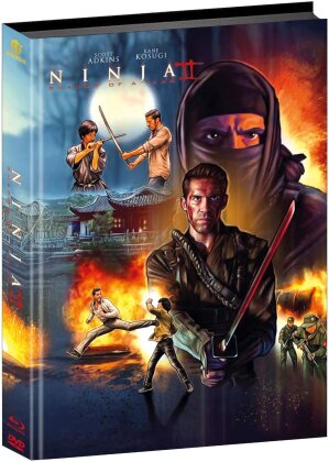 Ninja 2: Shadow of a Tear (2013) (Cover A, Wattiert, Limited Edition, Mediabook, Blu-ray + 2 DVDs)
