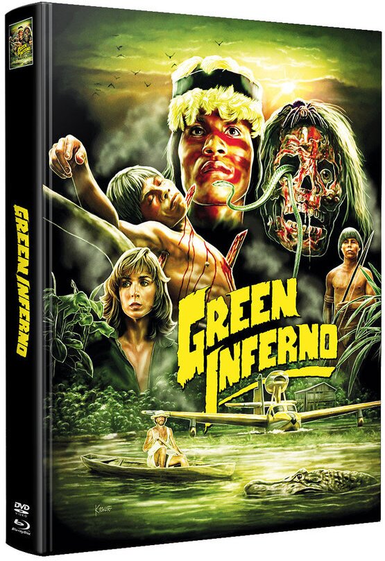Green Inferno (1988) Wattiert, Limited Edition, Mediabook, Blu-ray + DVD
