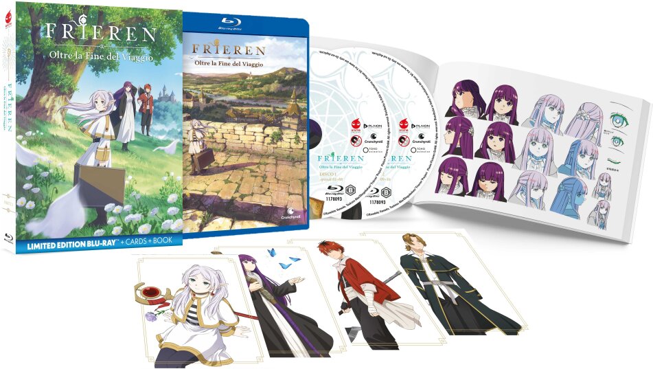 Frieren - Oltre la fine del viaggio - Stagione 1 - Parte 1 + Cards, + Book, Limited Edition, 2 Blu-rays