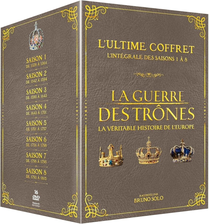 La guerre des trônes - La véritable histoire de l'Europe - Saisons 1-8 16 DVD