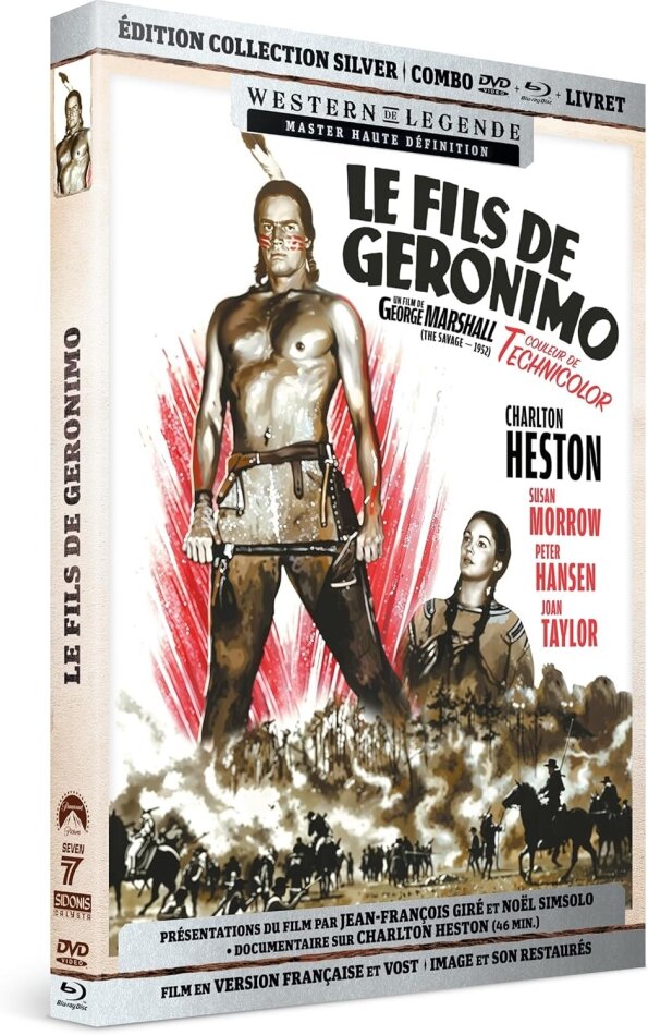 Le fils de Geronimo (1952) Édition Collection Silver, Western de Légende, Blu-ray + DVD