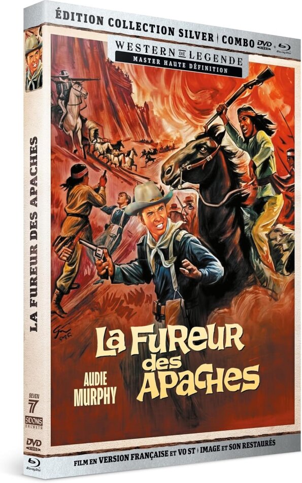 La fureur des Apaches (1964) Édition Collection Silver, Western de Légende, Blu-ray + DVD