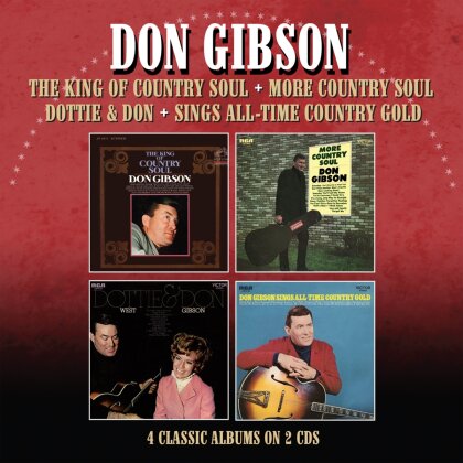 Don Gibson - The King Of Country Soul / More Country Soul / Dottie & Don / Sings All-Time Country Gold (2 CDs)