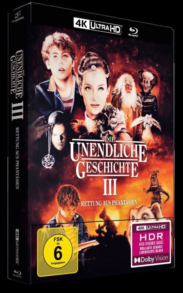Die unendliche Geschichte 3 - Rettung aus Phantasien (1994) Limited Edition, Mediabook, 4K Ultra HD + Blu-ray