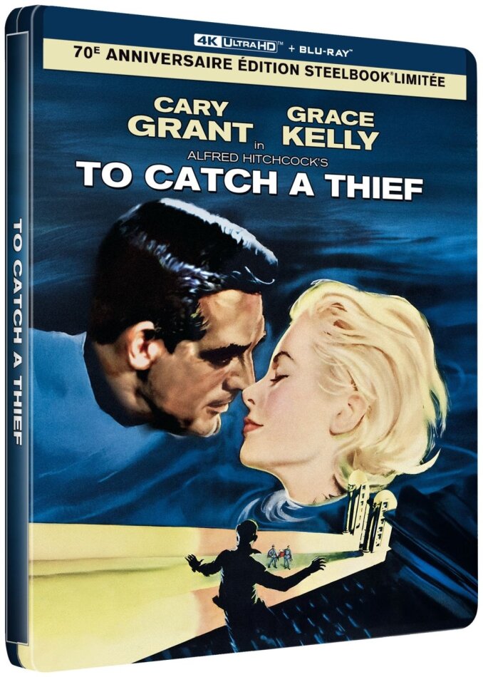 To Catch a Thief (1955) 70th Anniversary Limited Edition, Steelbook, 4K Ultra HD + Blu-ray