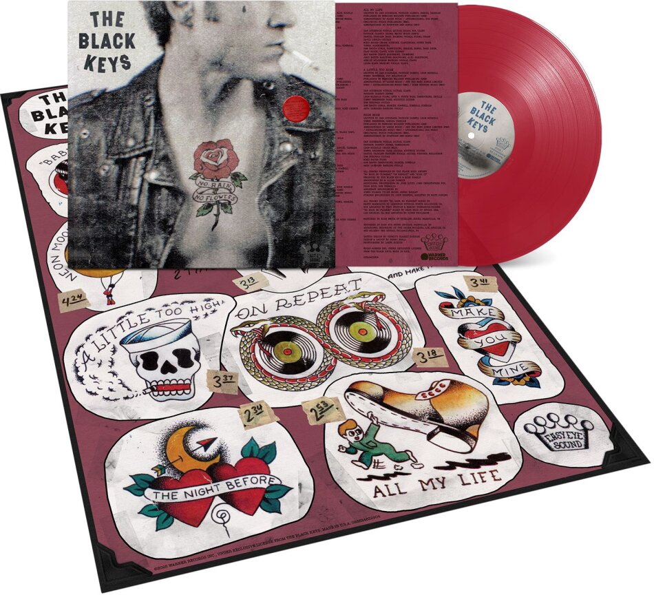 The Black Keys - No Rain, No Flowers Indie Exclusive, Red Transparent Vinyl, LP
