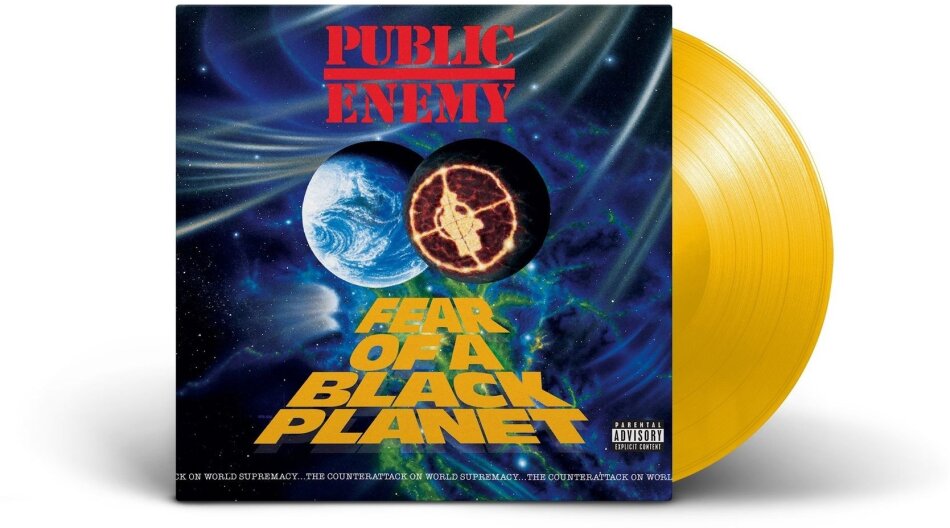 Public Enemy - Fear Of A Black Planet 2025 Reissue, Édition Limitée, Yellow Vinyl, LP