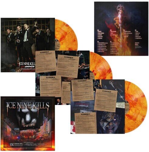 Ice Nine Kills - Welcome To Horrorwood: Under Fire 2025 Reissue, Fearless Records, Deluxe Edition, Limited Edition, Red / Orange Vinyl, 3 LPs