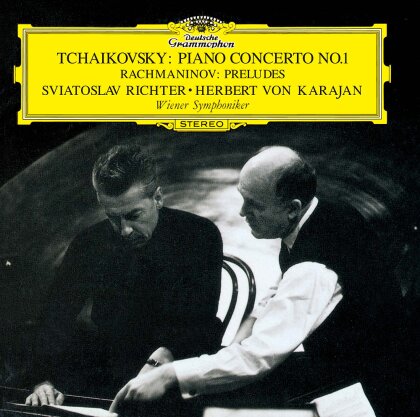 Peter Iljitsch Tschaikowsky (1840-1893), Sergej Rachmaninoff (1873-1943), Herbert von Karajan, Sviatoslav Richter & Wiener Symphoniker - Tchaikovsky: Piano Converto No. 1 / Rachmaninov: Preludes (Japan Edition, HQCD REMASTER)