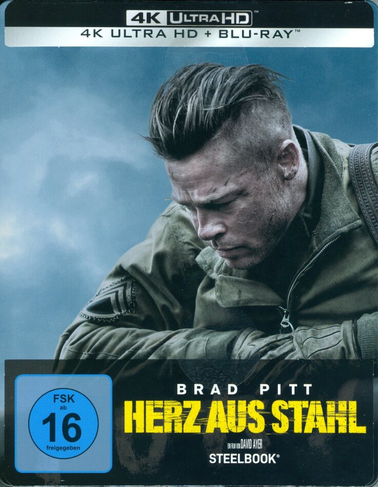 Herz aus Stahl (2014) Limited Edition, Steelbook, 4K Ultra HD + Blu-ray