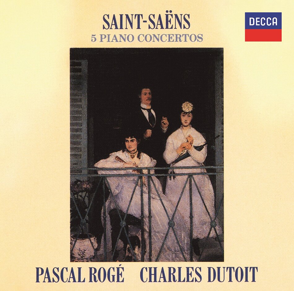 Camille Saint-Saëns (1835-1921), Charles Dutoit & Pascal Roge - 5 Piano Concertos Japan Edition, UHQCD, 2 CD
