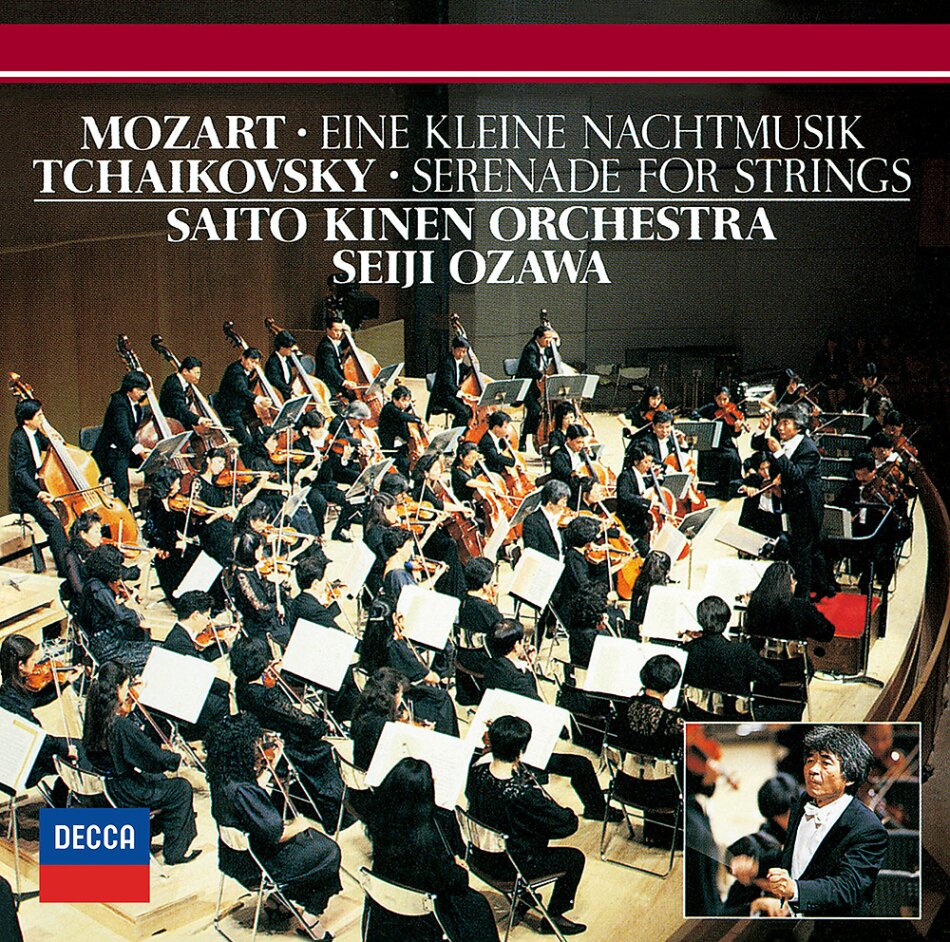 Wolfgang Amadeus Mozart (1756-1791), Peter Iljitsch Tschaikowsky (1840-1893), Seiji Ozawa & Saito Kinen Orchestra - Eine kleine Nachtmusik, Serenade For Strings Japan Edition, UHQCD