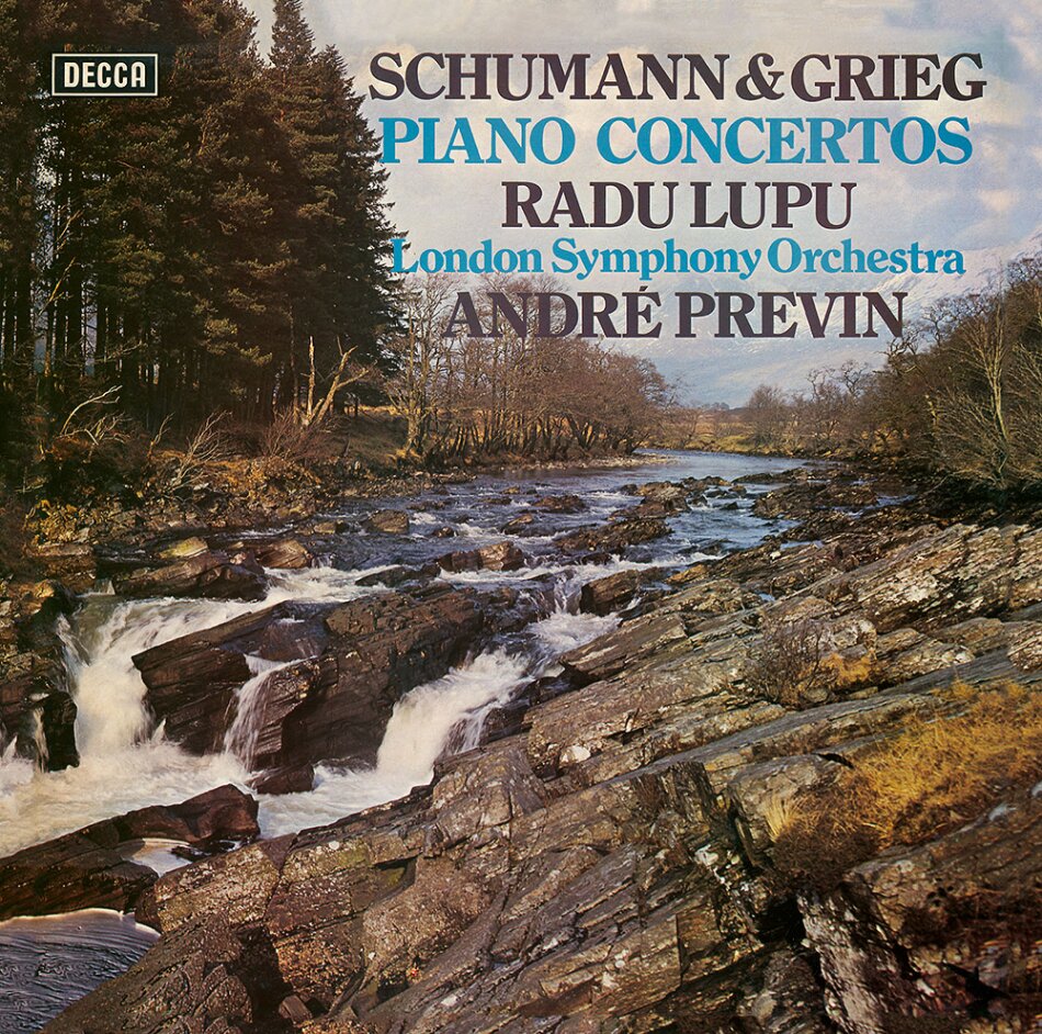 Edvard Grieg (1843-1907), Robert Schumann (1810-1856), André Previn (*1929), Radu Lupu & The London Symphony Orchestra - Piano Concertos Japan Edition, UHQCD, 2025 Reissue, Universal Japan