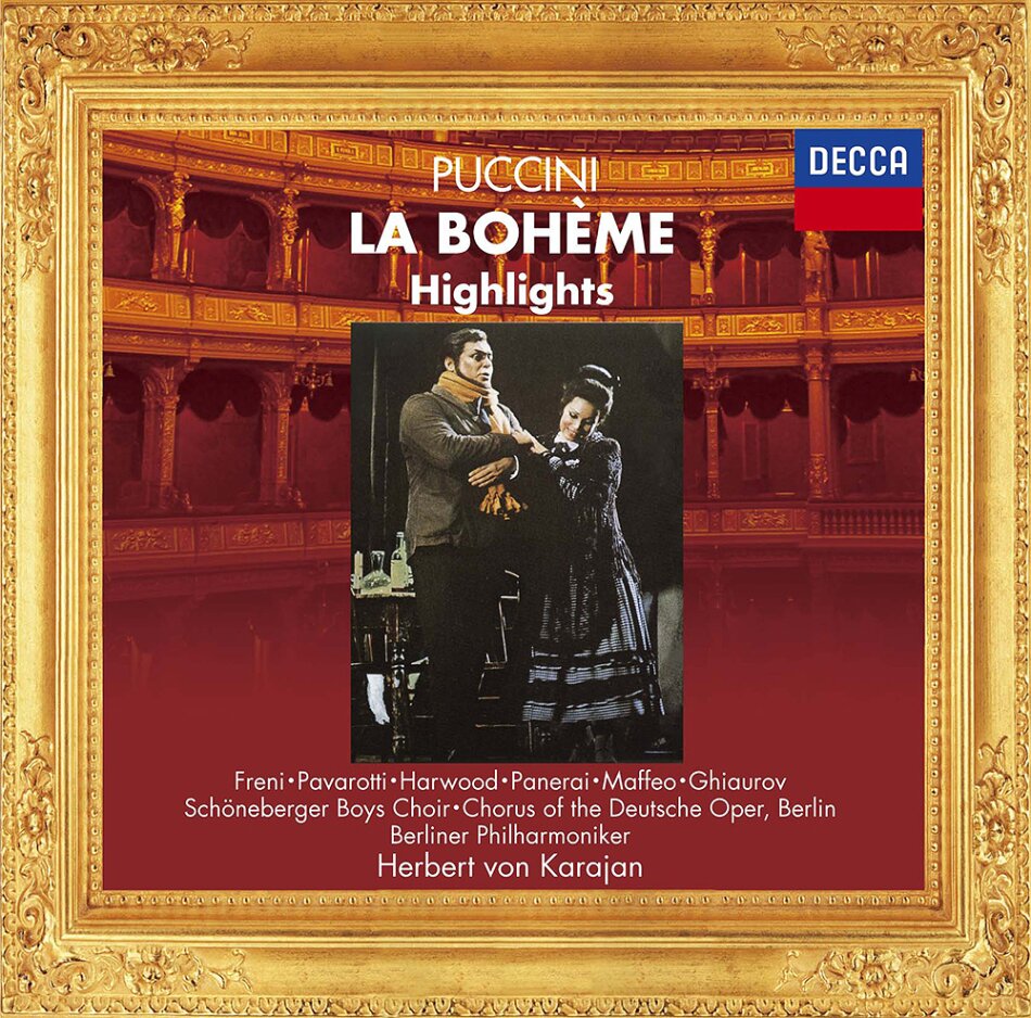 Herbert von Karajan, Giacomo Puccini (1858-1924), Mirella Freni, Luciano Pavarotti & Berliner Philharmoniker - La Boheme - Highlights Japan Edition, UHQCD