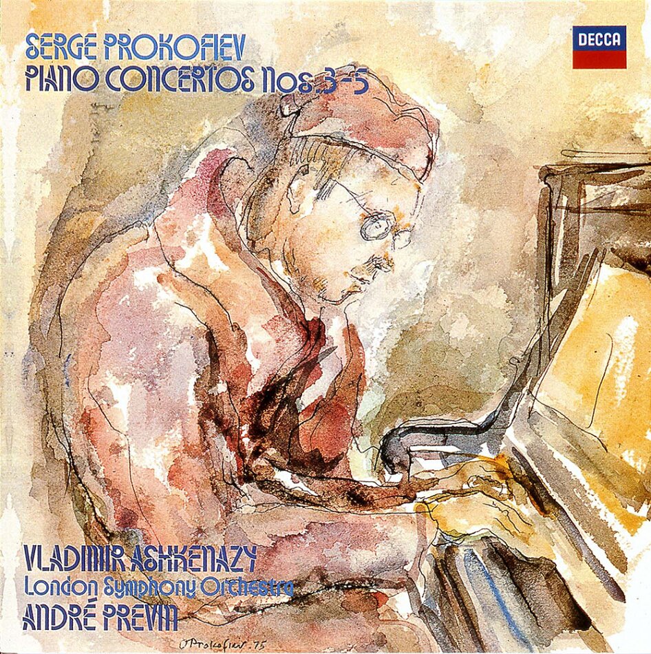Serge Prokofieff (1891-1953), André Previn (*1929), London Symphony Orchestra & Vladimir Ashkenazy - Piano Concertos 3 - 5 Japan Edition, UHQCD