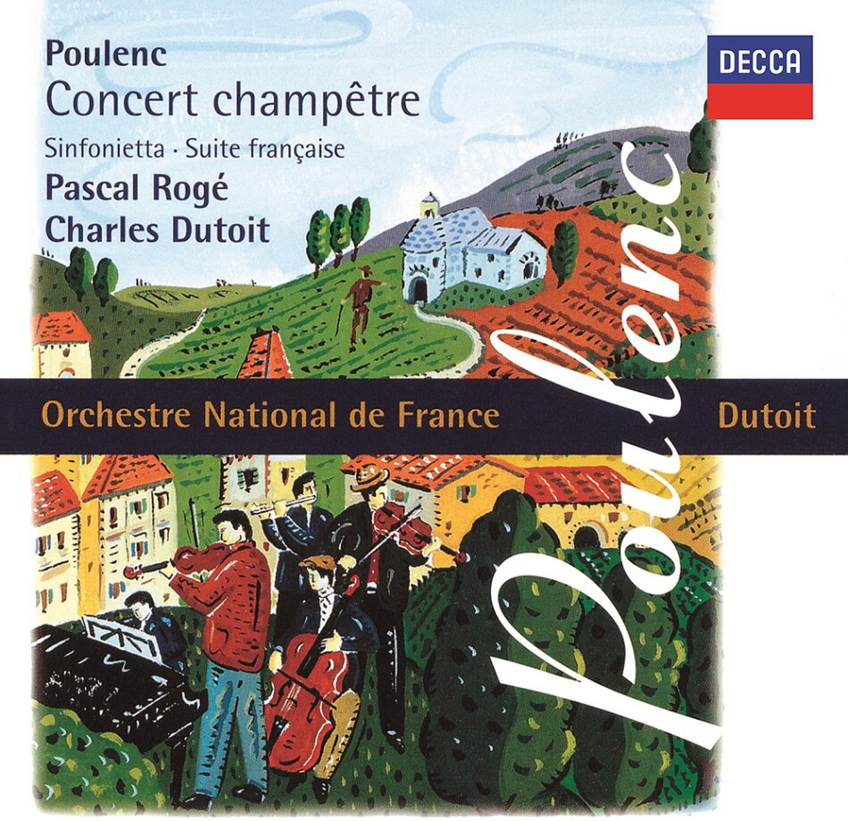 Charles Dutoit, Francis Poulenc (1899-1963), Pascal Rogé & Orchestre National de France - Concert Champetre / Suite Francaise Japan Edition, UHQCD