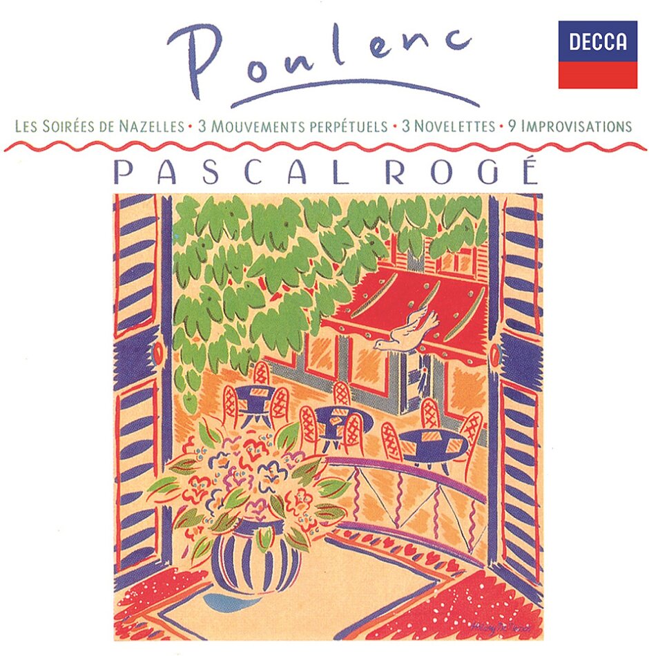 Francis Poulenc (1899-1963) & Pascal Rogé - Les Soirées de Nazelles, 3 Mouvements Perétuels, - 3 Novelettes, 9 Improviations Japan Edition, UHQCD