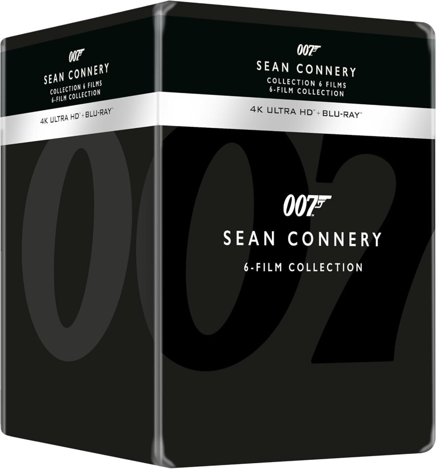 Sean Connery 6-Film Collection - 007 - James Bond Limited Edition, Steelbook, 6 4K Ultra HDs + 6 Blu-rays