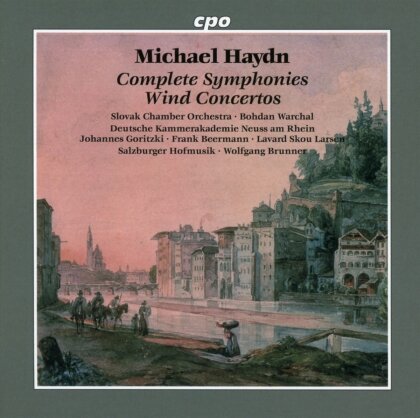 Slovak Chamber Orchestra, Deutsche Kammerakademie Neuss, Michael Haydn (1737-1806), Wolfgang Brunner & Salzburger Hofmusik - Complete Symphonies - Wind Concertos (16 CDs)