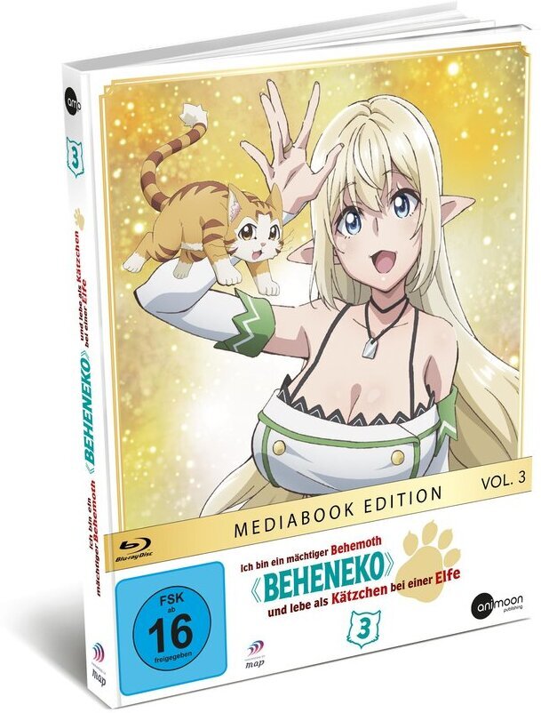 Beheneko Ich bin ein mächtiger Behemoth und lebe als Kätzchen bei einer Elfe - Vol. 3 Limited Edition, Mediabook, Uncut