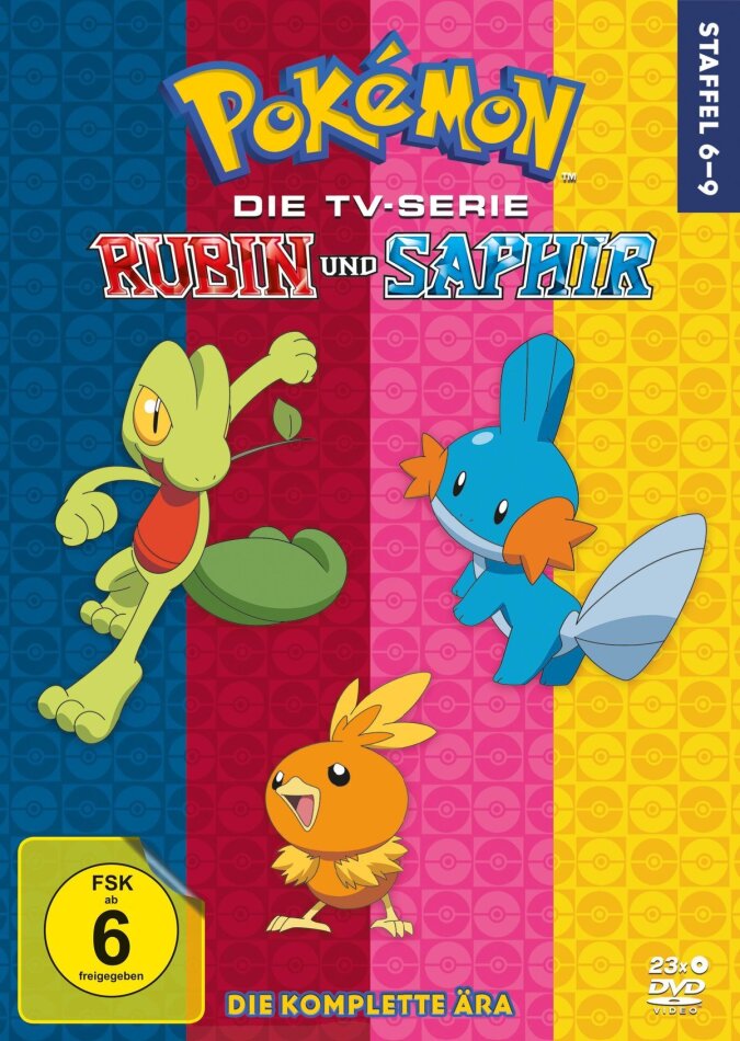 Pokémon - Die TV-Serie - Staffel 6-9: Rubin und Saphir 23 DVDs