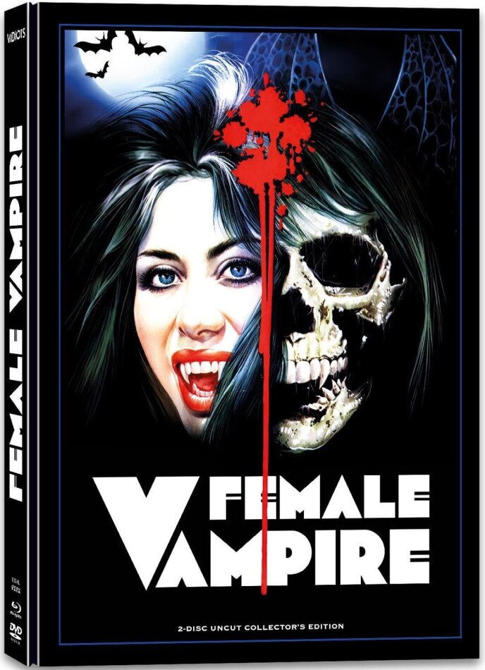 Female Vampire (1973) Cover C, Limited Collector's Edition, Mediabook, Uncut, Blu-ray + DVD