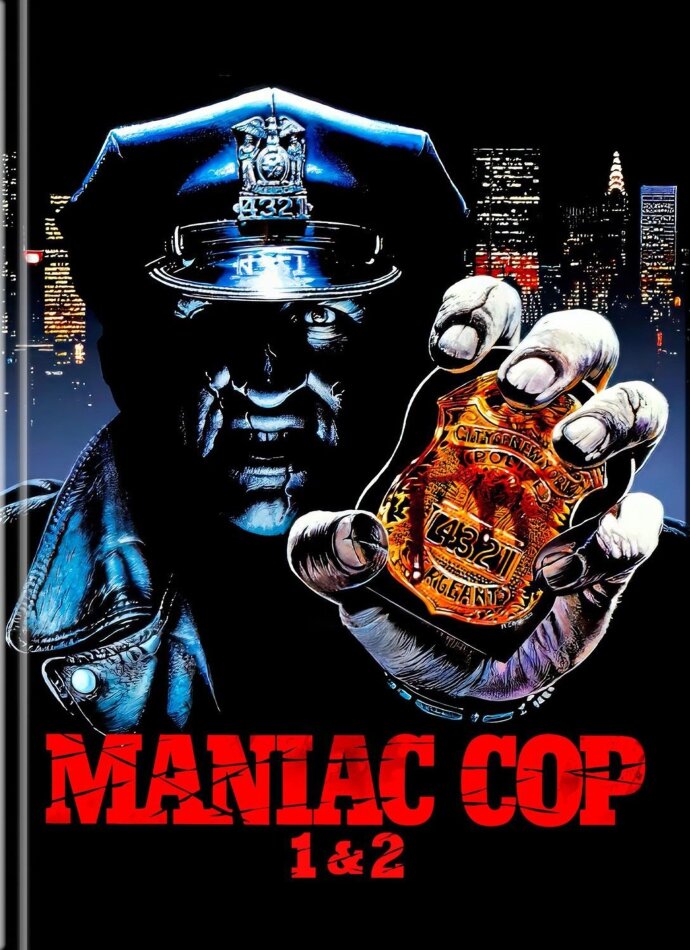 Maniac Cop 1 & 2 Cover A, Limited Edition, Mediabook, 2 4K Ultra HDs + 2 Blu-rays