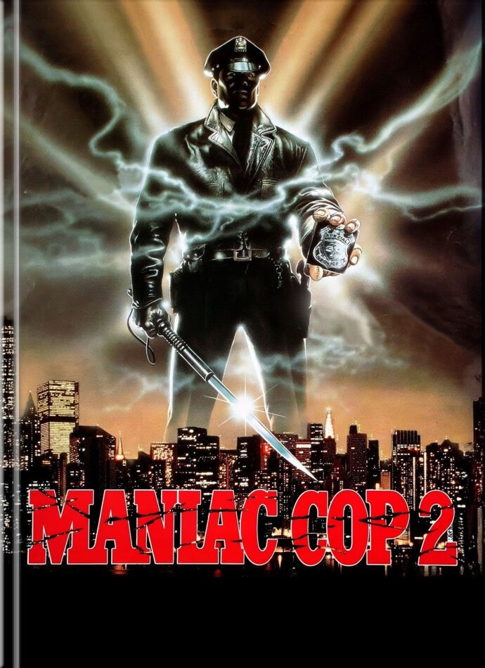Maniac Cop 2 (1990) Cover A, Limited Edition, Mediabook, 4K Ultra HD + Blu-ray