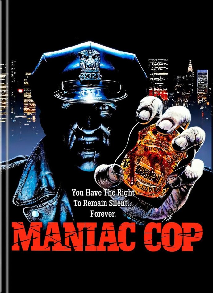 Maniac Cop (1988) Cover A, Limited Edition, Mediabook, 4K Ultra HD + Blu-ray