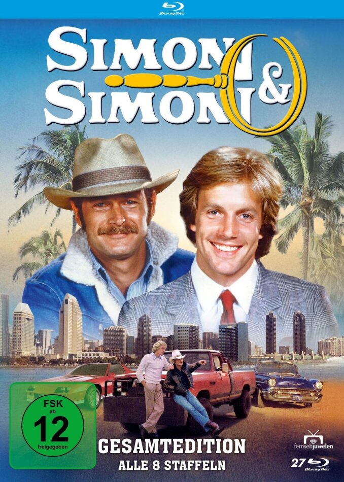 Simon & Simon - Die komplette Serie Restaurierte Fassung, 30 Blu-rays