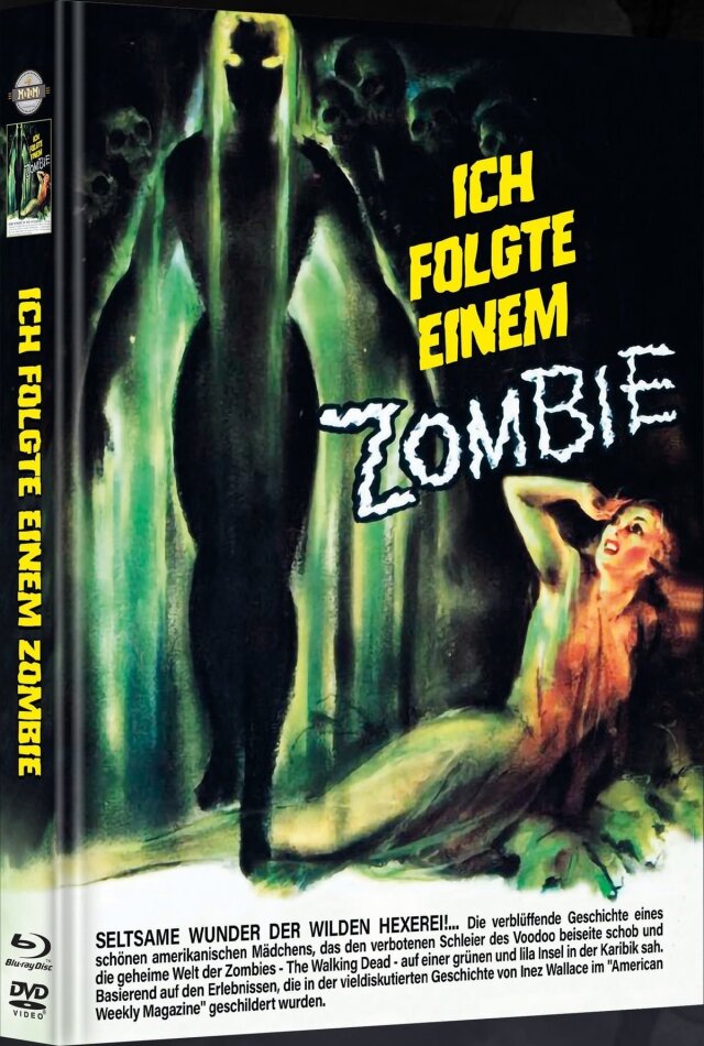 Ich folgte einem Zombie (1943) Cover A, s/w, Limited Edition, Mediabook, Blu-ray + DVD