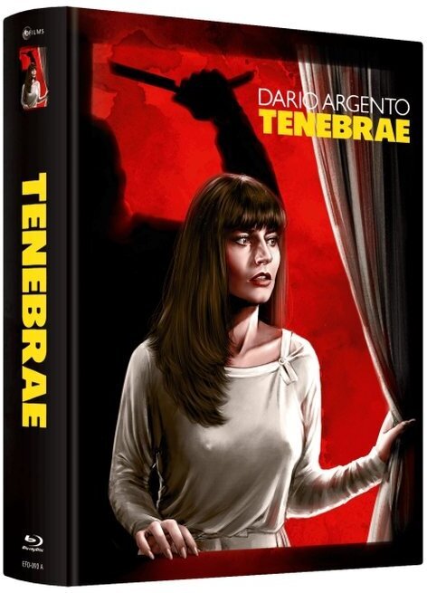 Tenebrae (1982) Cover A, Limited Edition, Mediabook, Blu-ray + DVD