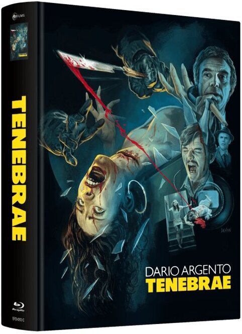 Tenebrae (1982) Cover C, Limited Edition, Mediabook, Blu-ray + DVD