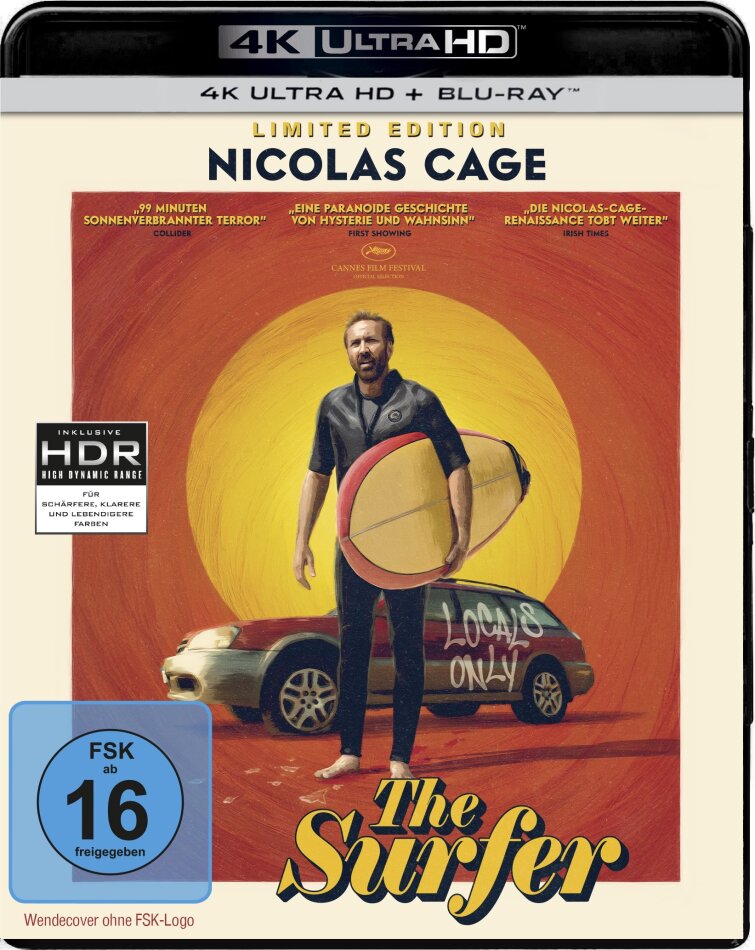 The Surfer (2024) Limited Edition, 4K Ultra HD + Blu-ray