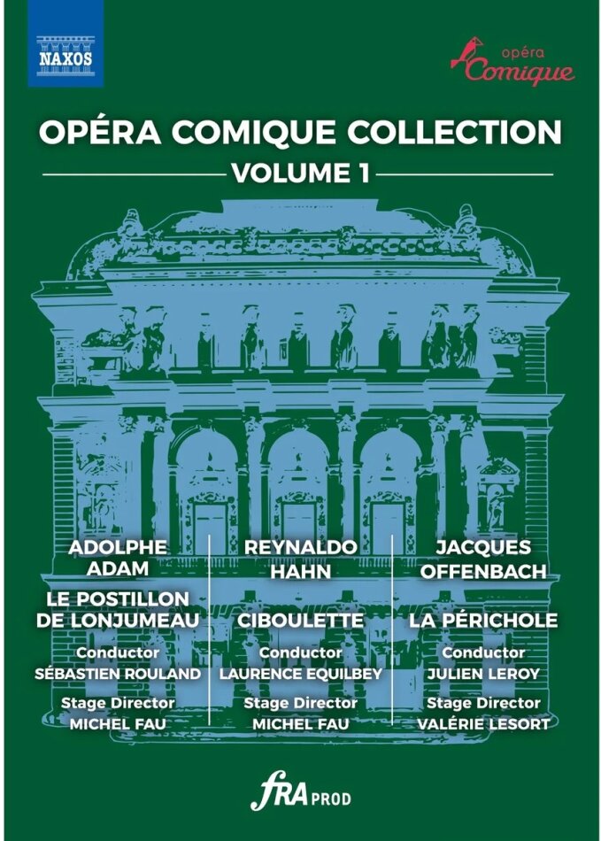 Orchestra of the Opéra-Comique Paris, Sébastien Rouland, Laurence Equilbey & Julien Leroy - Opéra Comique Collection: Volume 1 - Le Postillon de Lonjumeau / Ciboulette / La Perichole 3 DVDs