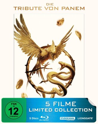 Die Tribute von Panem - 5 Filme Collection (Limited Edition, 5 Blu-rays)