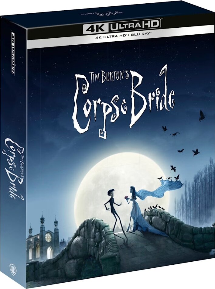 Corpse Bride (2005) Collector's Edition, Steelbook, 4K Ultra HD + Blu-ray
