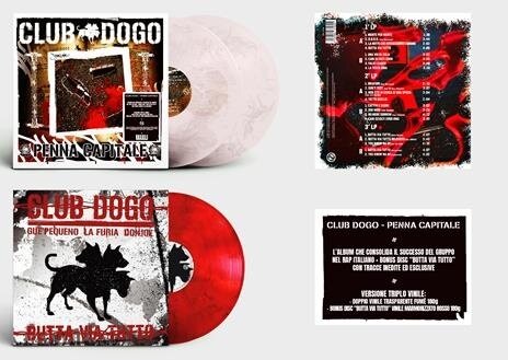 Club Dogo - Penna Capitale 2025 Reissue, Clear Smoke & Red Marble Vinyl, 3 LPs