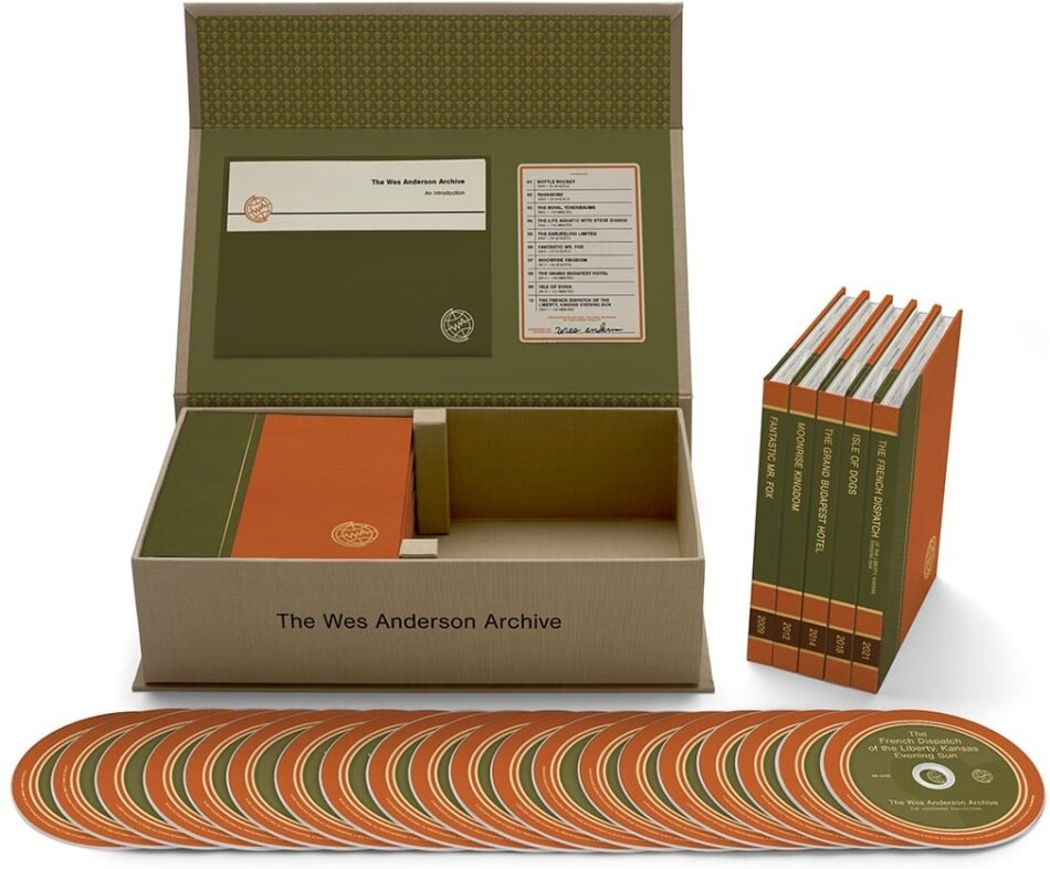 The Wes Anderson Archive - Ten Films, Twenty-Five Years Criterion Collection, Special Edition, 10 4K Ultra HDs + 10 Blu-rays