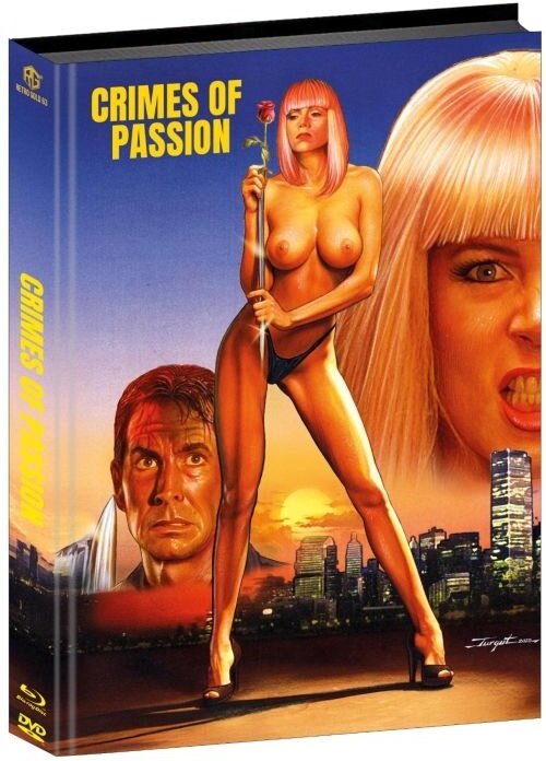 Crimes of Passion (1985) Cover A, Wattiert, Limited Edition, Mediabook, Blu-ray + DVD