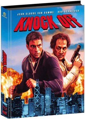 Knock Off (1998) (Cover A, Wattiert, Limited Edition, Mediabook, Blu-ray + DVD)