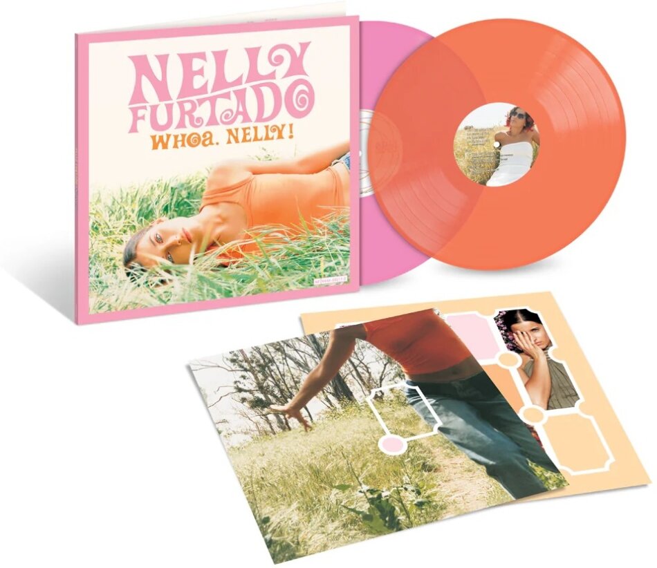 Nelly Furtado - Whoa Nelly 2024 Reissue, Geffen Records, Limited Edition, Pink & Orange Vinyl, 2 LPs