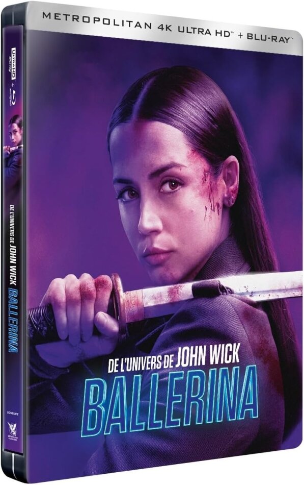 Ballerina - De l'univers de John Wick (2025) Limited Edition, Steelbook, 4K Ultra HD + Blu-ray