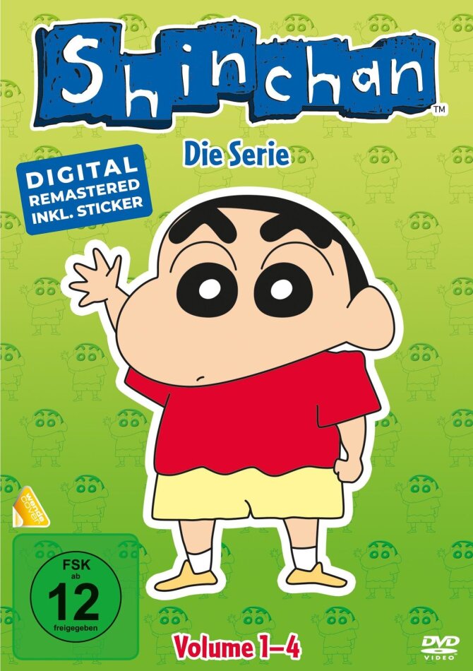 Shin Chan - Die Serie - Vol. 1-4 Remastered, 4 DVDs
