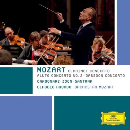 Wolfgang Amadeus Mozart (1756-1791), Claudio Abbado, Jacques Zoon, Alessandro Carbonare, &hellip; - Clarinet Concerto, Flute Concerto 2, Bassoon Concerto (Japan Edition)