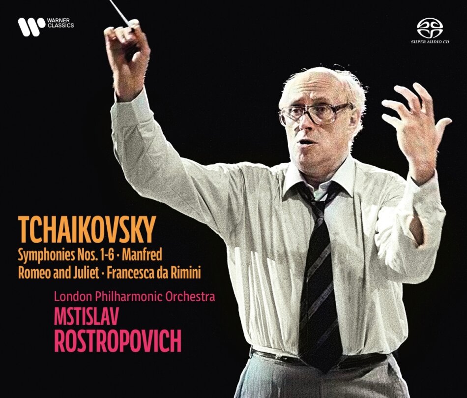 Mstislav Rostropovich, London Symphony Orchestra & Peter Ilyich Tchaikovsky - Sinfonien 1-6 2025 reissue, Remastered, 6 SACDs