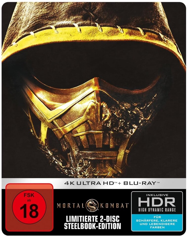 Mortal Kombat (2021) Limited Edition, Steelbook, 4K Ultra HD + Blu-ray